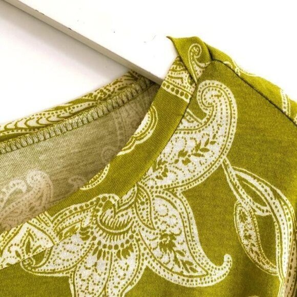 Anthropologie Mini Dress, Size M,‎ Green base, NWT - Picture 12 of 14